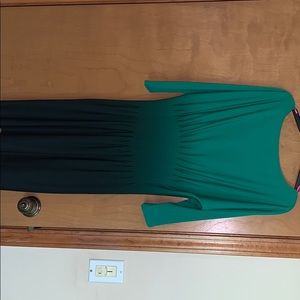 Ombré green short dress